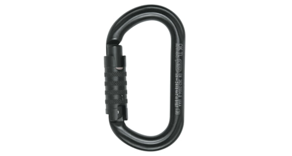 Petzl Ok Triact Lock Carabiner, Black, M33 TLN