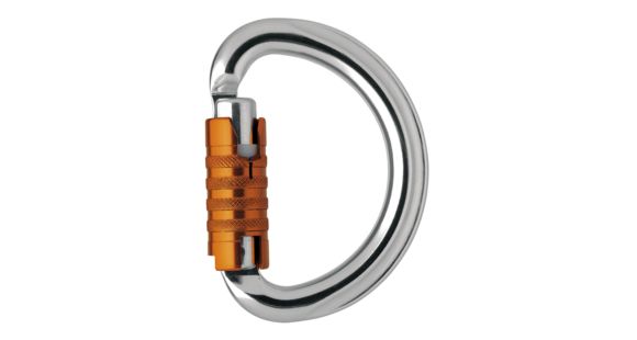 Petzl Omni Carabiner, Gray, Triact-Lock, M37 TL