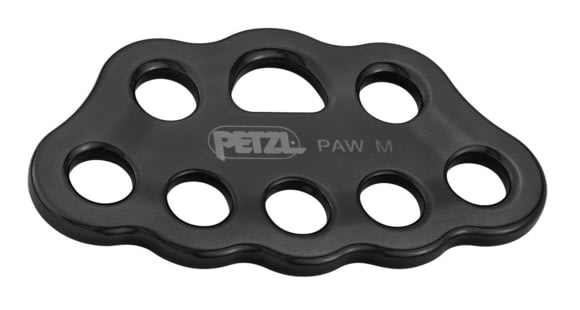 Petzl Paw Rigging Plate, Black, Medium, G063BA01