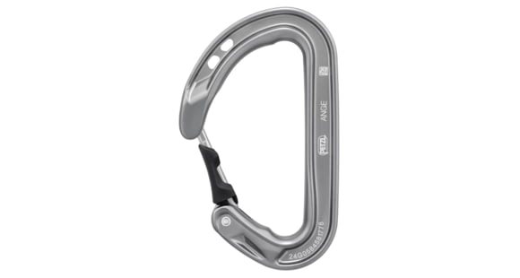 Petzl Ange Carabiner, Gray, M056AA00
