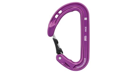 Petzl Ange Carabiner, Violet, M056AA02