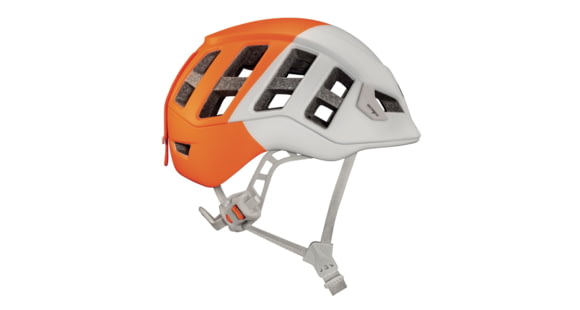 Petzl Meteor Climbing Helmet, White/Orange, S/M, A071AC00
