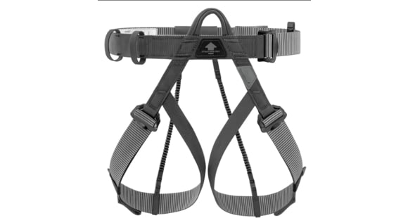 Petzl Steel Pandion Harness, Black, One Size, C029BB02