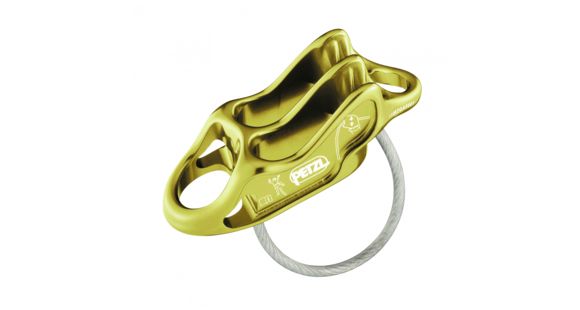 Petzl Reverso 4 Belay / Rappel Device-Lime