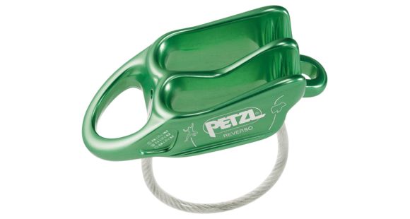 Petzl Reverso Belay Device, Green, D017AA01