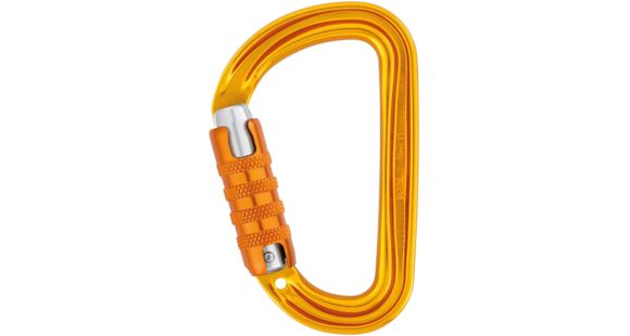 Petzl Sm'D Carabiner, Yellow, Triact-Lock, M39A TL