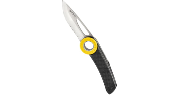 Petzl Nylon Spatha Folding Knife, 2.5in, Nylon, Normal Blade, Black, S92AN