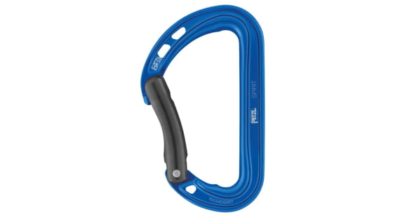 Petzl Spirit Bent Carabiner, Blue, M061AB00