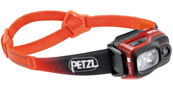 Petzl Swift RL Headlamp, Black/Orange, E095BC00