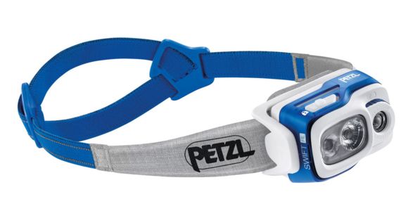 Petzl Swift RL LED Headlamp, 900 Lumens, Blue, E095BA02