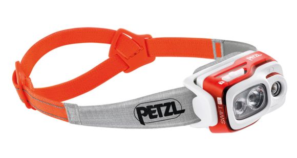 Petzl Swift RL LED Headlamp, 900 Lumens, Orange, E095BA01