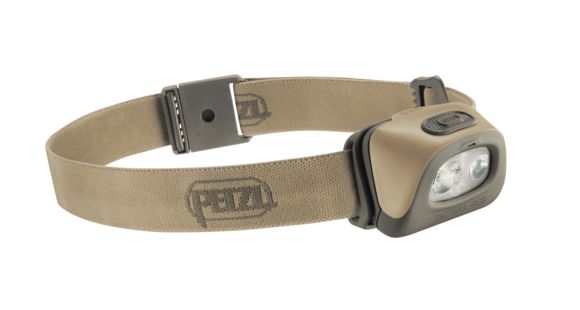 Petzl Tactikka 250 Lumens Headlamp w/RGB Lamp/Berry Compliant Headband, Desert, E89BHB C2U