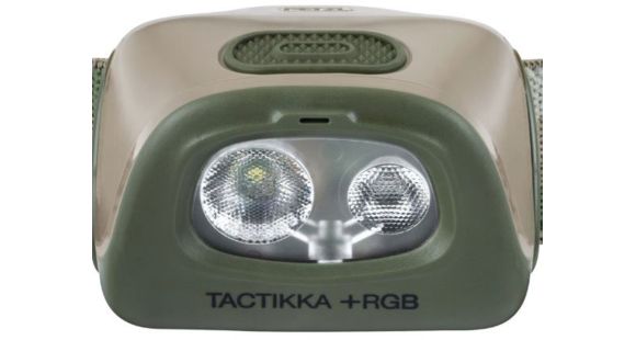 Petzl Tactikka 250 Lumens Headlamp w/RGB-No Headband, Camo, E089CA01