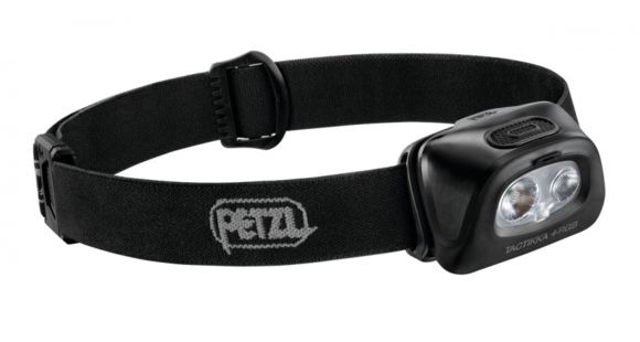 Petzl Tactikka Plus RGB LED Headlamp, AAA, LR03, Green, Blue/Red/White, 350 Lumens, Black, E089FA00
