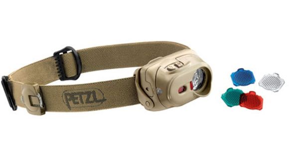 Petzl TACTIKKA XP Headlamp, Desert Tan, E89 PD