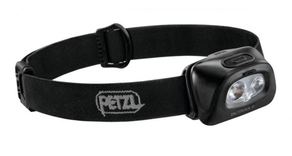 Petzl TactikkaPlus LED Headlamp, AAA, LR03, Red/White, 350 Lumens, Black, E089EA00