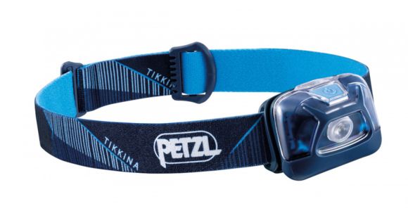 Petzl Tikkina LED Headlamp, AAA, White, 250 Lumens, Blue, E091DA02