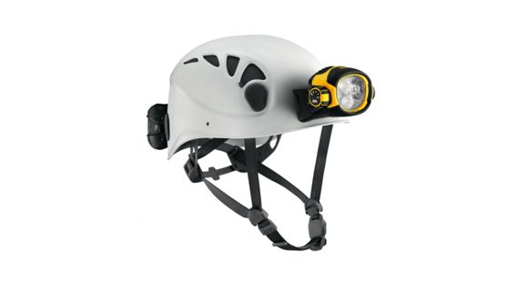 Petzl Trios Caving Helmet with Ultra Vario Headlamp-White/Grey-Size 2