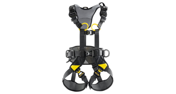 Petzl Volt Wind International Harness, Black/Yellow, 0, C072DA00