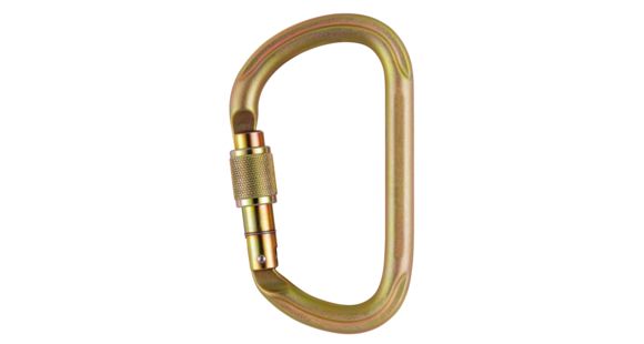 Petzl Vulcan Screw-Lock Connector, Gold, M073AA00