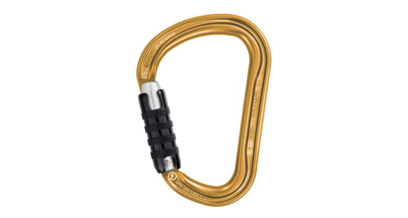 Petzl William Carabiner, Gold, Triact-Lock, M36A TLY