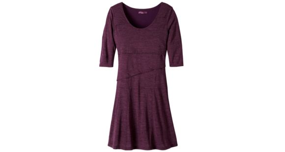 prAna Abilene Dress - Women's-Black Plum-Medium