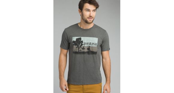 prAna Aggler Everyday T-Shirt - Men's, Charcoal Heather, XXLarge, M13181433-CCHT-XXL