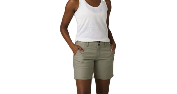 prAna Alana Short Shorts, 7 Inseam, Sage, 6, 1962501-300-07-6