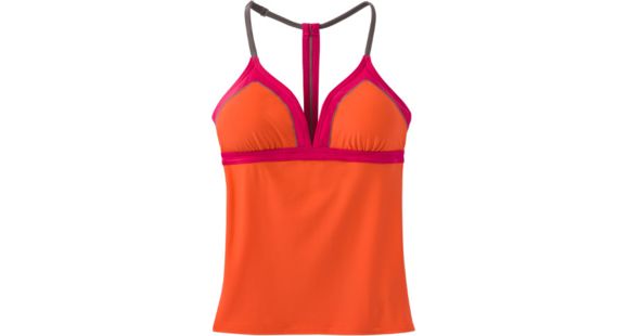 prAna Aleka Tankini - Women's -Electric Orange-Large