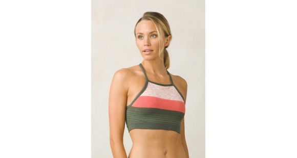 prAna Alois Bralette - Women's, Forest Heather Stripe, Small, W11180339-FOHS-S