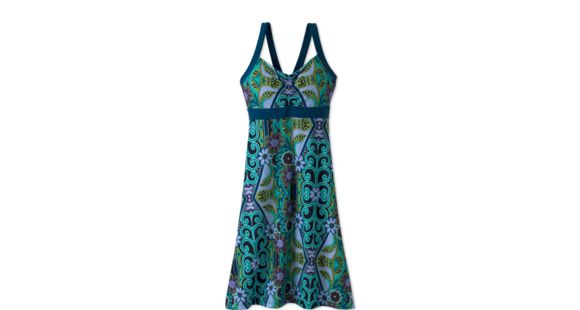 prAna Amaya Dress - Women's -Waterfall Malibu-Medium