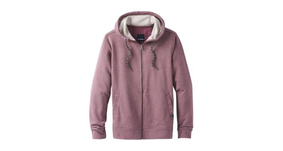 prAna Asbury Full Zip Hood Mens, Thistle Heather, X-Large, M21181325-THHT-XL