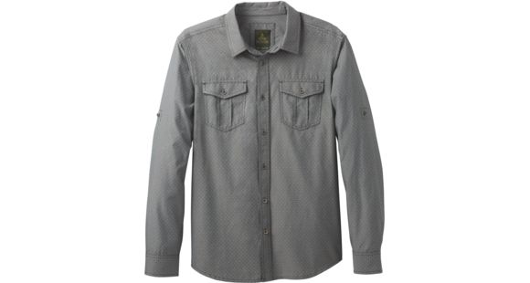 prAna Ascension Long Sleeve Shirt - Men's-Dark Olive-Medium