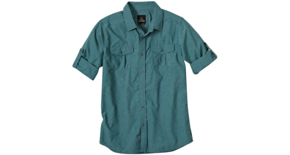prAna Ascension Long Sleeve Shirt - Men's-True Teal-XX-Large