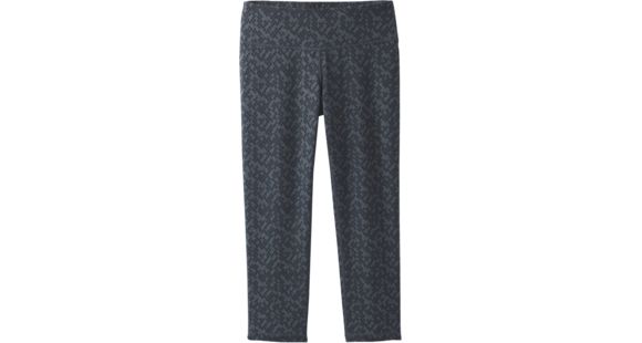 prAna Ashley Capri Legging - Women's-Charcoal Heather Puzzled-Large