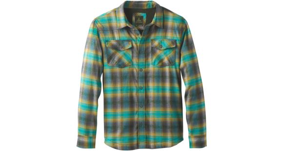prAna Asylum Long Sleeve Flannel - Men's-Safari-Medium