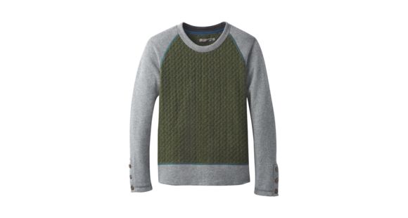prAna Aya Women's Sweater, Cargo Green, XL, W23170260 - CAGR-XL