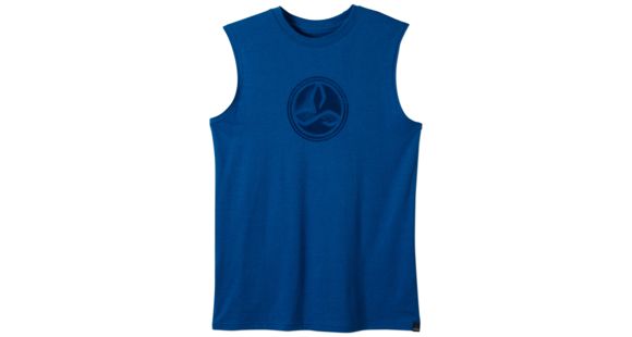prAna Badge Sleeveless Tee - Men's-Classic Blue-X-Large