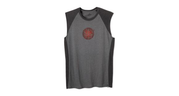 prAna Bamboo Sleeveless Tee - Men's-Charcoal-X-Large