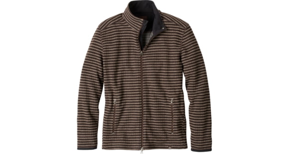 prAna Barclay Sweater - Men's-Brown Stripe-Large
