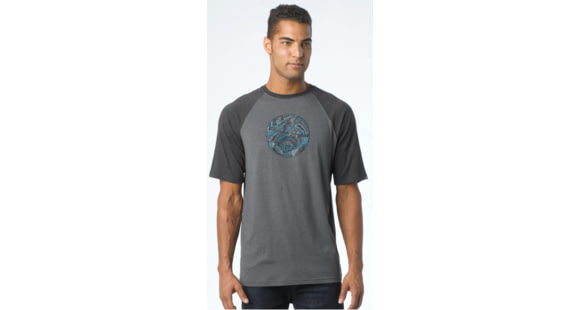 prAna Barrel Organic T-Shirt - Men's-Charcoal-X-Large