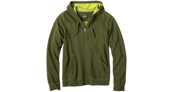 prAna Barringer Full Zip - Men's-Dark Olive-X-Large