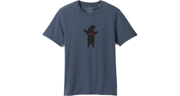 prAna Bear Squeeze Journeyman T-Shirt - Men's, Large, Denim Heather, 1966311-401-SL-L
