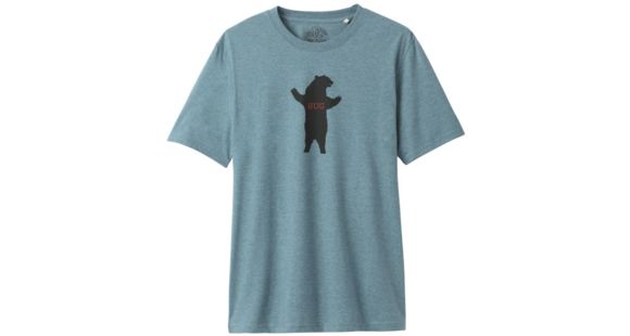 prAna Bear Squeeze Journeyman Tee - Men's, Blue Note Heather, Large, M13191530-BNHT-L