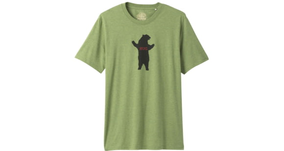 prAna Bear Squeeze Journeyman Tee - Men's, Matcha Heather, Large, M13191530-MCHT-L