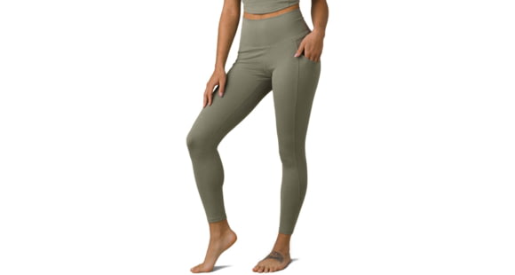 prAna Becksa 7/8 Legging Pants, Sage Heather, Large, W41180589-SAHR-L