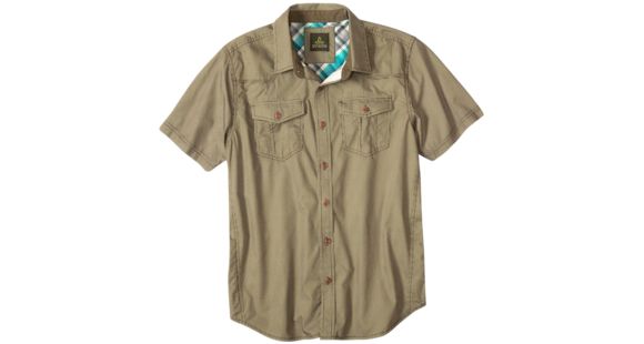 prAna Borla Short Sleeve Shirt - Men's-Cargo Green-X-Large