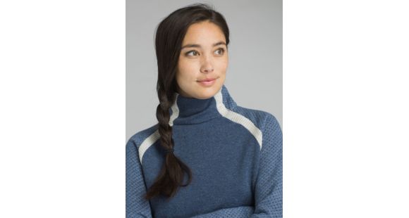 prAna Brandie Sweater - Women's, Steel Blue Heather, Small, W23180549-STHT-S