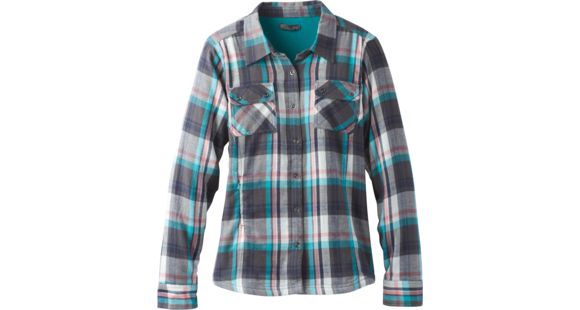 prAna Bridget Lined Shirt - Women's-Gravel-Large