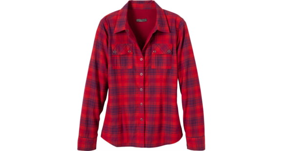 prAna Bridget Lined Shirt - Women's-Scarlet-Small